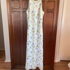 AMERICAN EAGLE Floral Maxi Dress - Mint and Lavender